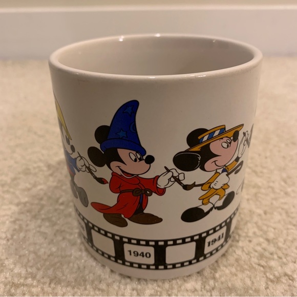 Disney Mickey Mouse Thru The Years Ceramic Coffee Tea Mug Cup Drinkware Applause - Picture 11 of 12